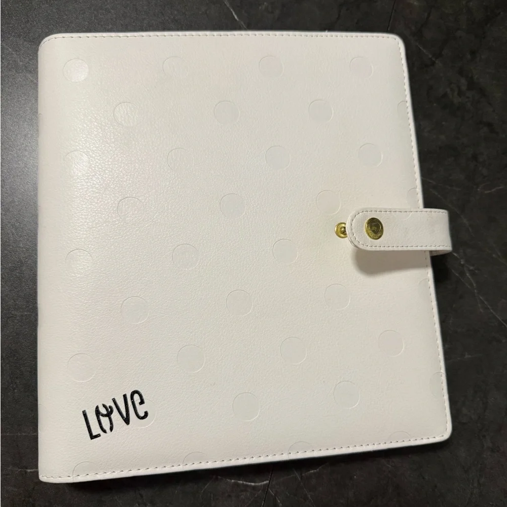 Happy Planner White Polka Dot Planner